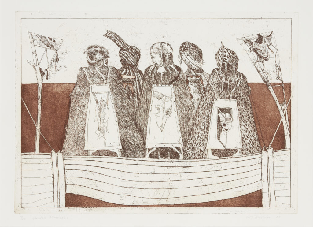 Article image for Will Maclean | Glendale Memorial Print, Etching, 1982