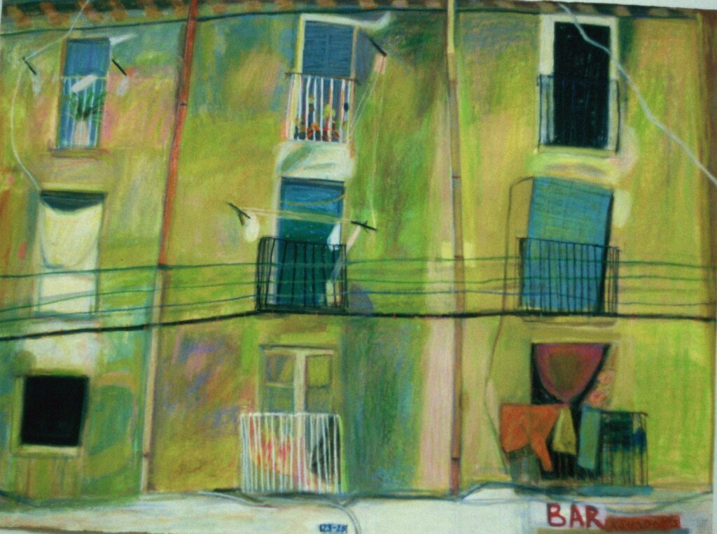 Article image for Carolyn Burchell | Bar, Acrylic and Gouache Mixed Media and Collage, 1996
